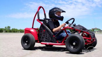 Red Electric Go Kart