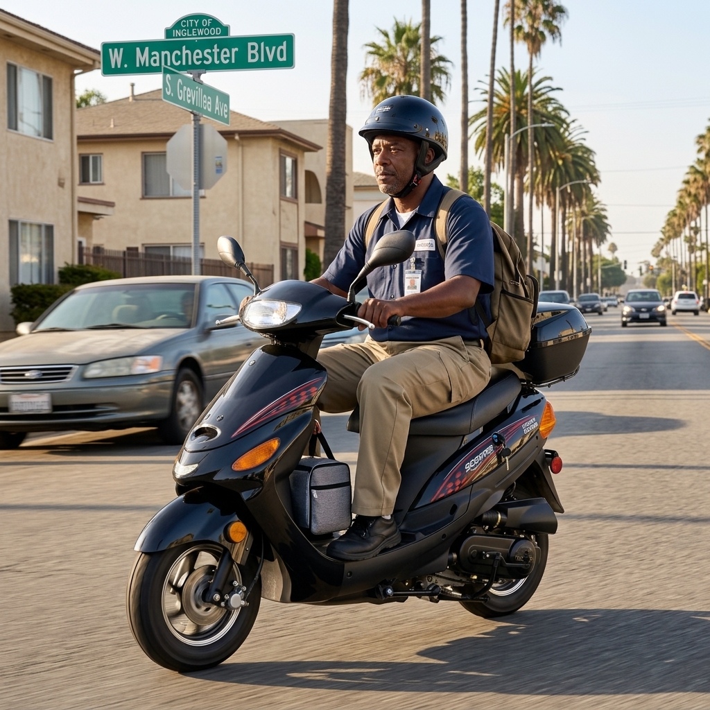 Scooter 50cc en Inglewood cerca de SoFi Stadium — FE Motorsports