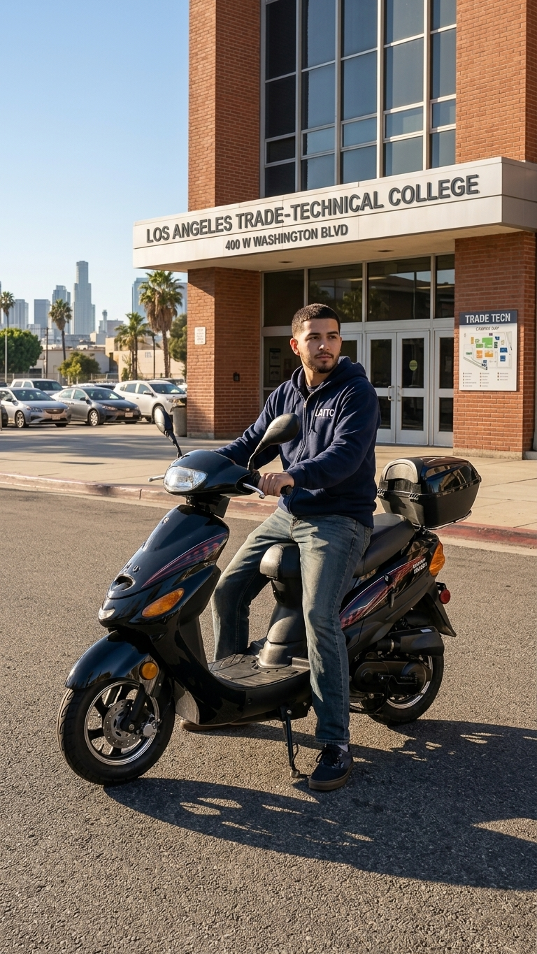 50cc scooter near LATTC Downtown LA