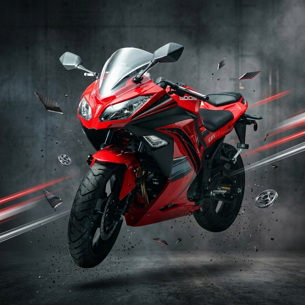 Boom 250cc motorcycle Los Angeles FE Motorsports
