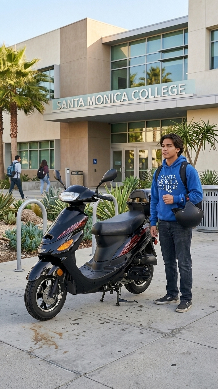 50cc scooter near Santa Monica College