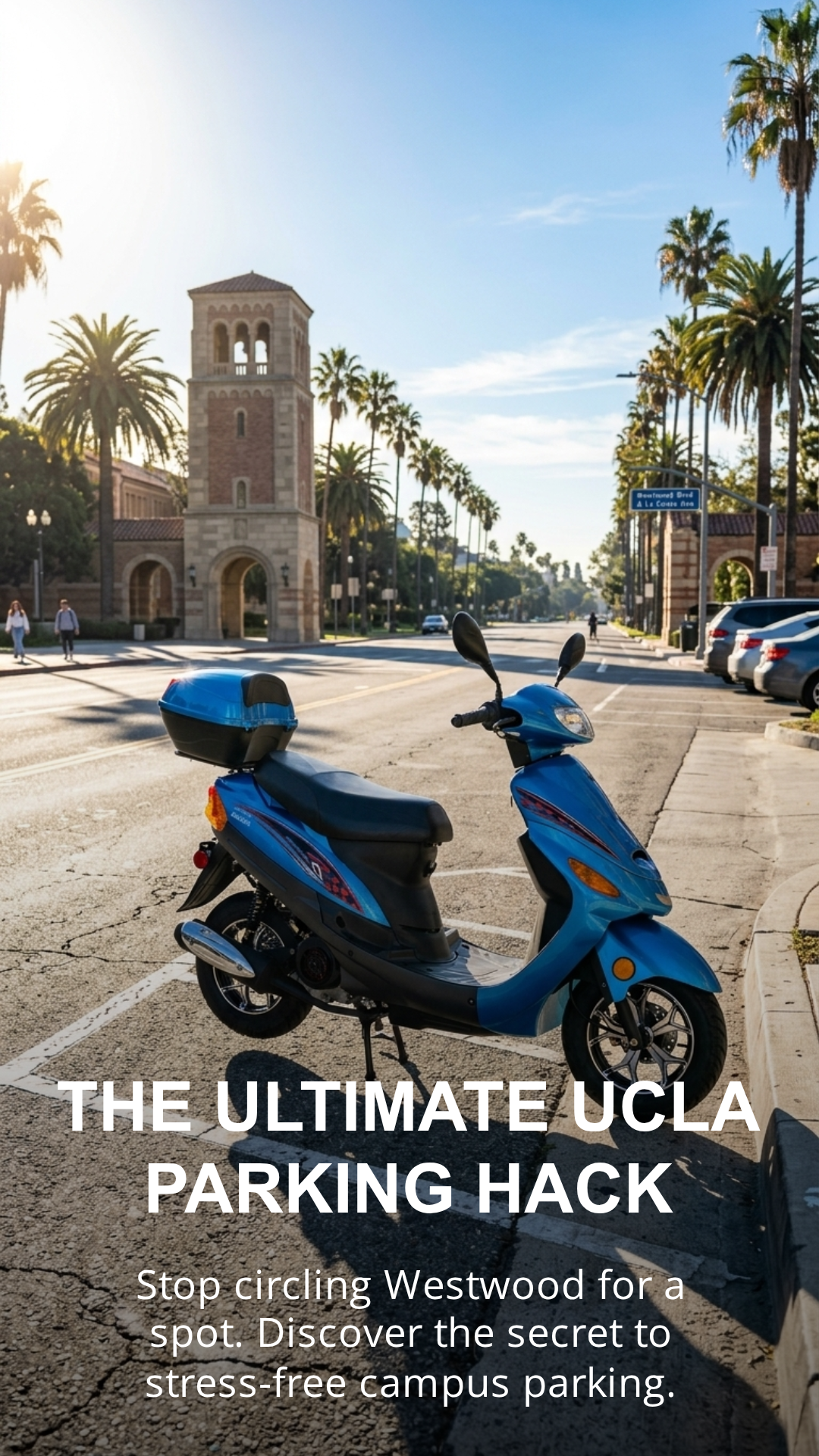 50cc scooter near UCLA Westwood