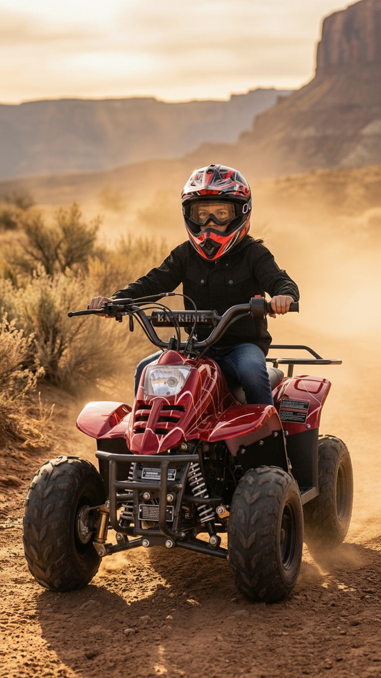 Vitacci Hawk 110cc youth ATV off-road California — FE Motorsports Los Angeles