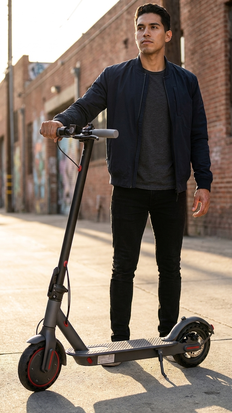 Stand-Up Scooter — FE Motorsports WC2026 Los Angeles FE Motorsports