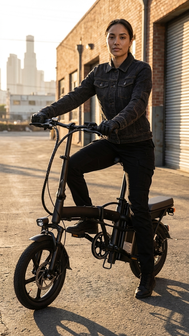 Folding 2-Seater Electric Bike — FE Motorsports WC2026 Los Angeles FE Motorsports