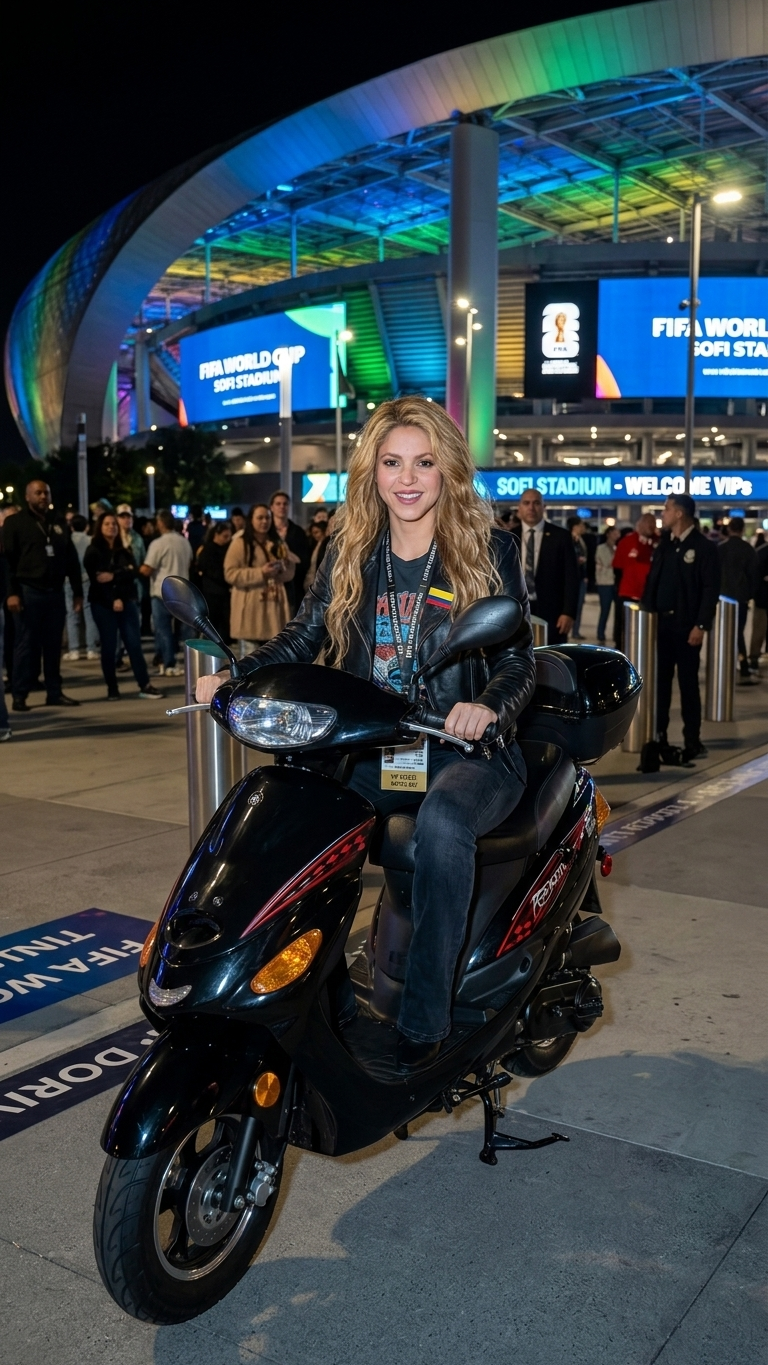 Scooter à essence transport Coupe du Monde 2026 Los Angeles FE Motorsports visiteurs internationaux