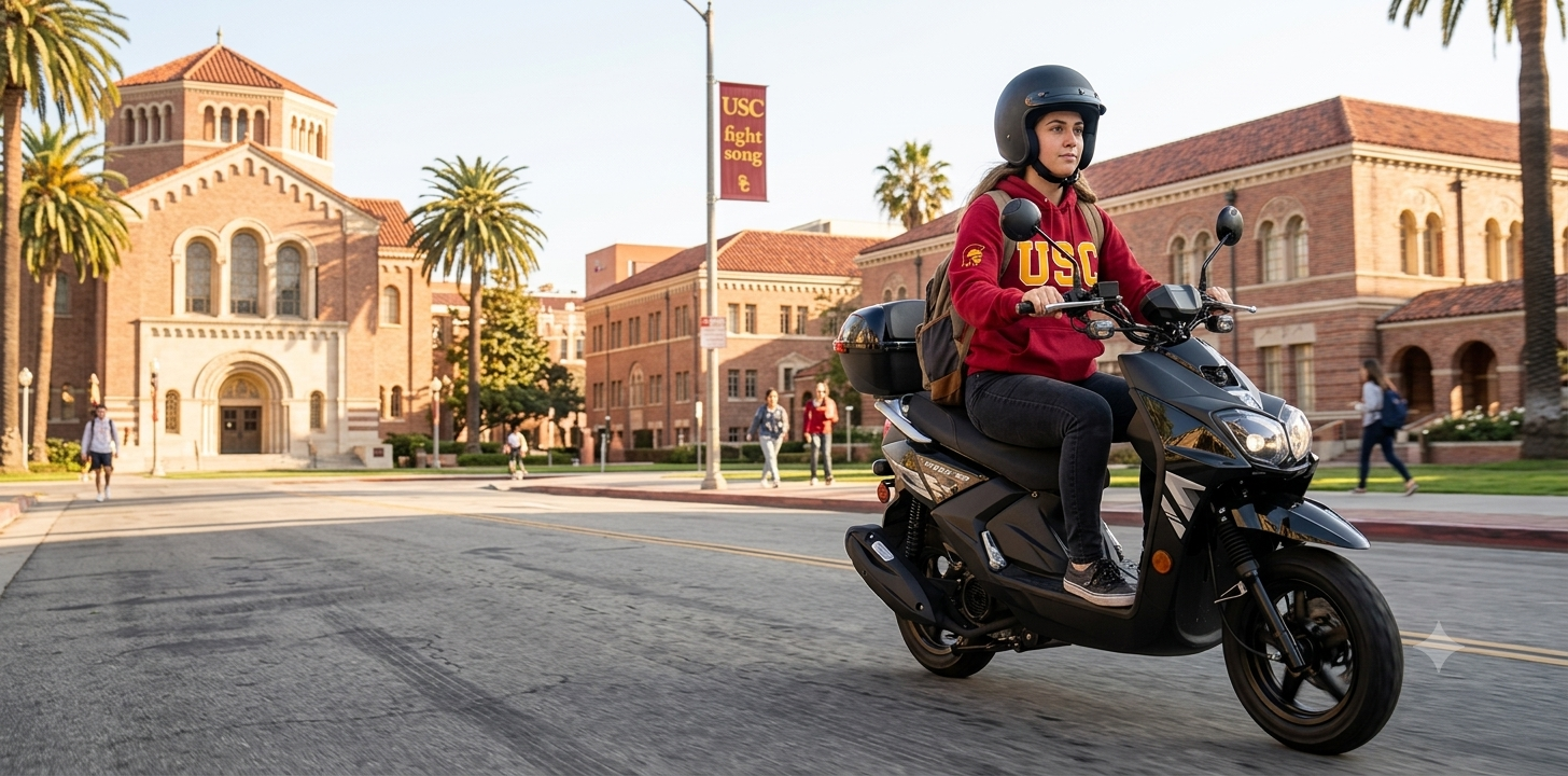 College scooters Los Angeles back to school guide — FE Motorsports
