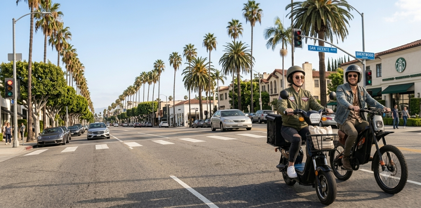 Electric scooters near Brentwood LA no license — FE Motorsports