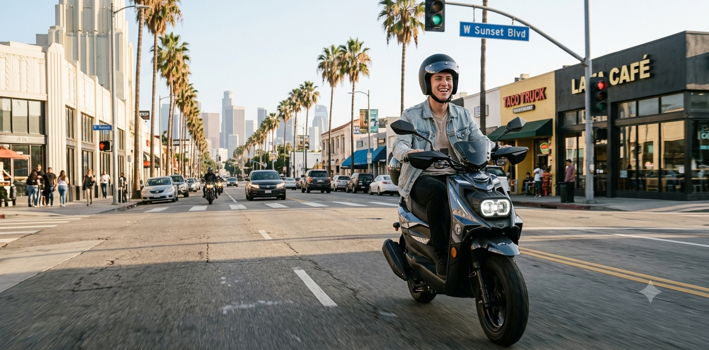 Vitacci Marshal X 200 scooter Watts Los Angeles FE Motorsports