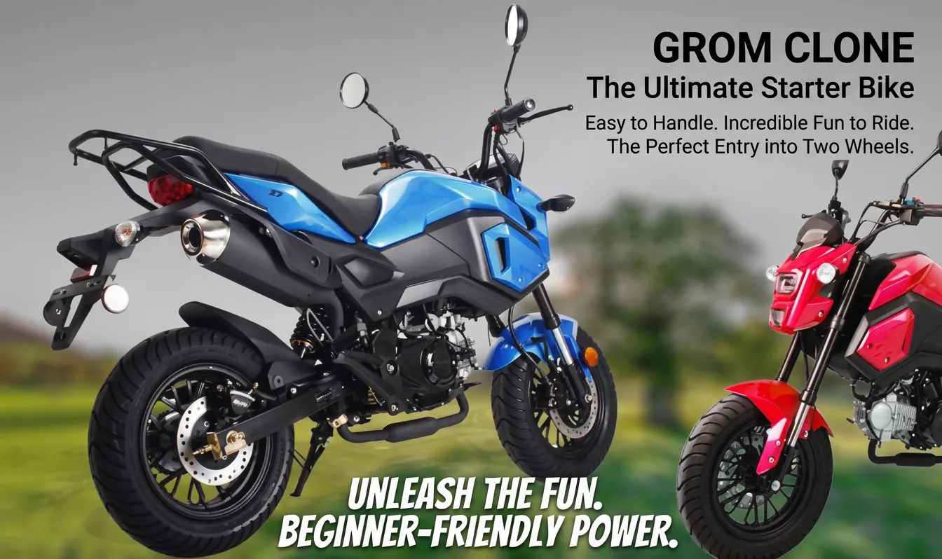 Boom Vader 125cc Grom clone motorcycle for sale at FE Motorsports Los Angeles